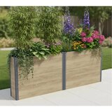 WESTMANN Talus XL | Metalna pravokutna žardinjera | Izgled drva - BRANDED IN GERMANY | shoptok.hr