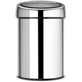 Brabantia Željezna kanta za smeće na dodir u sjajno srebrnoj boji 3 l Touch Bin – | shoptok.hr