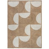 Flair Rugs Ročno tkana preproga iz jute v naravni barvi/slonokoščena 200x290 cm Eclipse – Cene