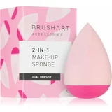BrushArt Make-up Sponge 2-in-1 Dual density precizna gobica za tekoči puder 2 v 1 1 kos