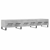 Maison Chic TV omarica - TV stojalo - Televizijska omarica betonsko siva 150x36x30 cm inženirski les, (21700494) Cene