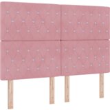  Box Spring postelja z vzmetnico Roza 160x200 cm Žamet, (22050600) | Shoptok.si