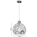 Toolight stropna svjetilka kristal a APP208-1C zlato | shoptok.hr