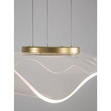 Nova Luce Aluminijasta LED viseča svetilka v zlati barvi s senčilom iz akrilnega stekla Siderno – | Shoptok.si