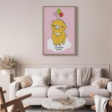  Slika - Soaring Pig (1 Part) Vertical 60x90 U prirodnom drvenom okviru | shoptok.hr