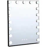 LED prigušiva make-up ogledalo HOLLYWOOD LED/15W/230V 55x70 cm crna