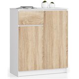 AKORD KOMODA K80 2D 1SZ CLP BELO / SONOMA HRAST, (21703261) Cene