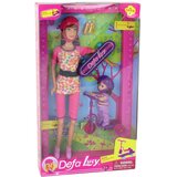  Igrače punčke Lucy s skirojem in skateboardom - vijolična | Shoptok.si