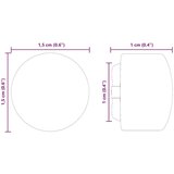 Kape za završetak nogometnog stola 10 pcs Crna 1 5 x 1 5 x 1 cm | shoptok.hr