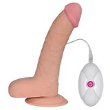 Lovetoy the ultra soft dude vibrating 17cm flesh Cene