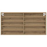  Stenski vitrina iz umetnega hrasta, (22013966) | Shoptok.si