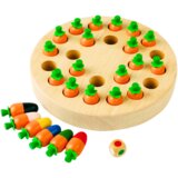 Family Memory Game Carrots Wooden | shoptok.hr