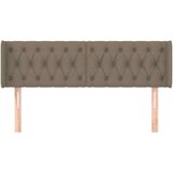  Uzglavlje s ušima smeđesivi 147x16x78/88 cm od tkanine | shoptok.hr