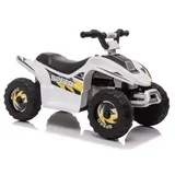 Mini otroški štirikolesnik quad 6V bela lea