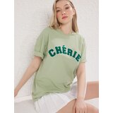 Trendyol Ženska majica TWOSS25TS00161, Zelena | Eponuda.com