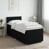 Boxspring krevet s madracem Crna 100 x 200 cm Tkanina | shoptok.hr