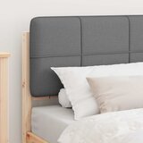  Krevetni okvir s tapiciranim uzglavljem Svijetlo siva Svjetlosiva 195.5 x 80.5 x 84.5 cm | Shoptok.si