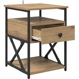  Noćni ormar Umjetnički hrast 40 x 42 x 55 cm Konstruirano drvo | shoptok.hr
