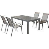 Gardenson Vrtna Garnitura Amalfi, 5-Delno, Rjava | Shoptok.si