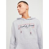Jack & Jones Sweater majica 'ZURI' morsko plava / crvena / bijela melange | shoptok.hr