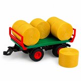  Remote Controlled RC Farm Tractor with Hay Bale Trailer and Lights 1:24 | Shoptok.si