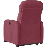  Električni naslonjač na podizanje od tkanine boja vina | shoptok.hr