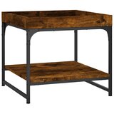 Stolić za kavu boja hrasta 49,5x49,5x45 cm konstruirano drvo | shoptok.hr