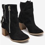 Resti Women's boots on the post in black Ferrgo- Footwear | Shoptok.si