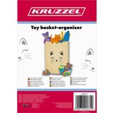 Kruzzel košara za igračke s vezicom 32 x 43 cm, motiv mačke | shoptok.hr