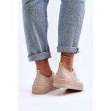 EVENTO Women's Beige Fabric Sneakers Staneva | Shoptok.si