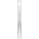  Gabionska košara U-oblika sa 7 stupova 740x20x200 cm željezna | shoptok.hr