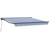  Okvir tende Plava i bijela 350 x 250 cm Poliester s PU premazom | shoptok.hr
