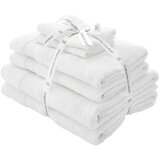 Catherine Lansfield Bijeli pamučni set ručnika 6 kom od frotira Anti-Bacterial – Cijene