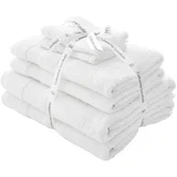Bijeli pamučni set ručnika 6 kom od frotira Anti-Bacterial –
