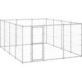  Zunanji pasji boks pocinkano jeklo 14,52 m², (20799291) | Shoptok.si