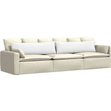 vidaXL Blazine za kavč 2 pcs Bela 145 x 40 cm blago | Shoptok.si