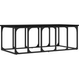  Stolić za kavu crni 100 x 50 x 35,5 cm od konstruiranog drva | shoptok.hr