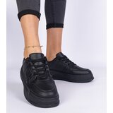 Gemre Black women's sneakers with thick soles Rossio | Shoptok.si
