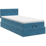  Podesivi krevet s madracem Tamno plava 90 x 190 cm Baršun - Tamno plava 90 x 190 cm Dizajn s rombovima | shoptok.hr