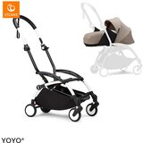 Stokke Ogrodje vozička white frame 0+ newborn pack Yoyo® taupe | Shoptok.si