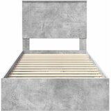  s od storage Betonski sivi 90 x 190 cm Konstruirano drvo | shoptok.hr