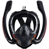  Maska za ronjenje i snorling L/XL - crveno/crna | shoptok.hr