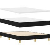 Box Spring Krevet s Madracem - Crna 160x200 cm Tkanina | shoptok.hr