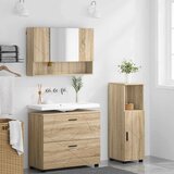  Set namještaja za kupaonicu 3 kom. Sonoma hrast | shoptok.hr