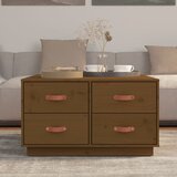  Stolić za kavu boja meda 80 x 80 x 45 cm od masivne borovine | Eponuda.ba