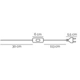 ONLI Stona lampa AMADEUS 1xE27/15W/230V siva | Eponuda.com