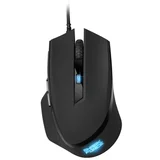 miška Gamer - SHARK FORCE II Black (optična; 4200DPI; Pixart PMW3519 čip; črna)