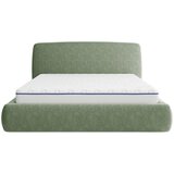 MID.YOU OBLAZINJENA POSTELJA 160 cm x 200 cm , les, tekstil, leseni material zelena | Shoptok.si