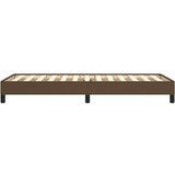  Posteljni okvir temno rjav 90x190 cm blago, (20727028) | Shoptok.si