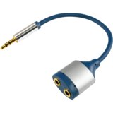 Home Jack 3.5mm muški na Jack 3,5mm ženski x 2, dužina 15cm - AC 16M Cijene